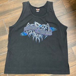 Vintage Harley Davidson tank